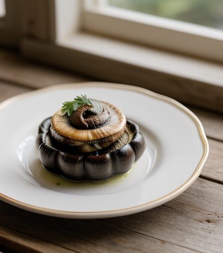 Escargot in Mushroom Caps recipe image