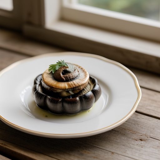 Escargot in Mushroom Caps recipe image