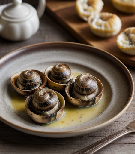 Escargots en Cercueils ( Snails in Puff Pastr recipe image