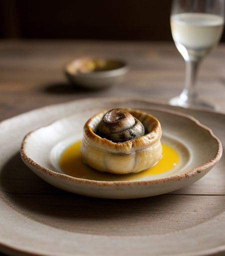 Escargots en Cercueils ( Snails in Puff Pastry Shells recipe image