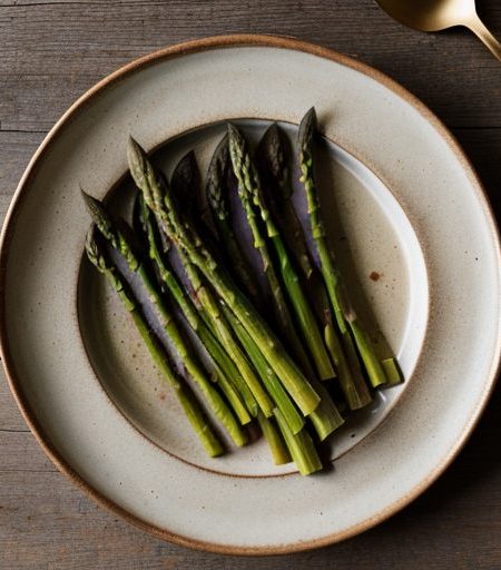 Esparragos Con Tomatillos (Asparagus With Tomatillos recipe image