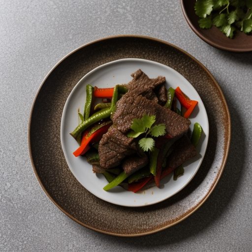 Ethiopian Beef & Peppers recipe image