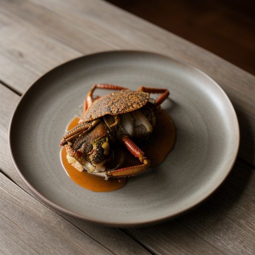 Etienne's Soft-Shell Crab With Red Chili Beur recipe image