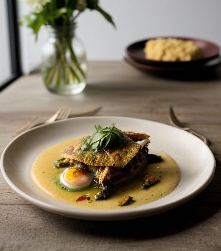 Etienne's Soft-Shell Crab With Red Chili Beurre Blanc recipe image