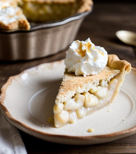 European Sour Cream Apple Pie recipe image