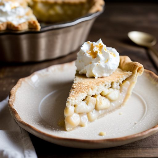 European Sour Cream Apple Pie recipe image