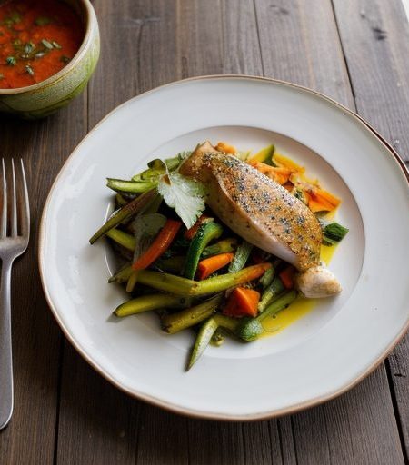 Evil Jungle Prince With Chicken (Or Mixed Vegetables recipe image