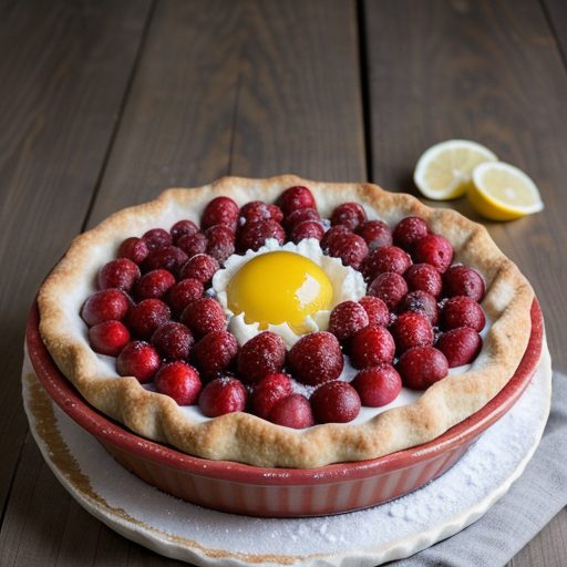 F.C. Cranberry-Raspberry Meringue Pie recipe image