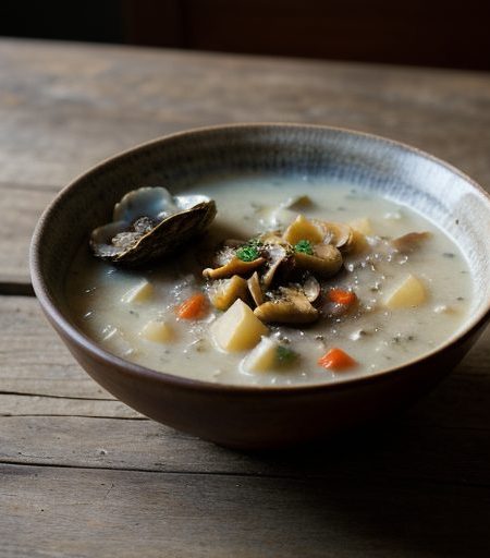 FISH & BREWIS (Cod & Oyster Chowder recipe image