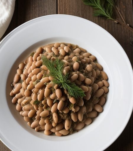 Fagioli E Gabmeri (Canellini Beans With Saute recipe image