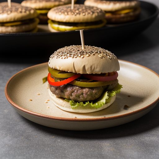 Fajita Burgers recipe image