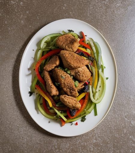 Fajitas With Stir-Fried Chicken recipe image