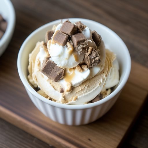 Fake Ben & Jerry's Heath Bar Crunch Ice Cream recipe image