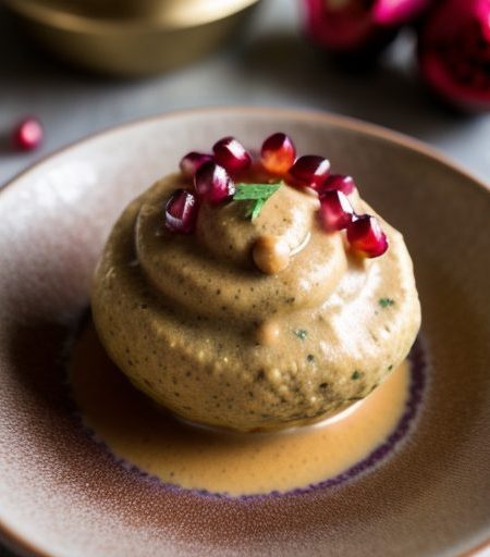 Falafel Golden Domes With Tahini Sauce recipe image