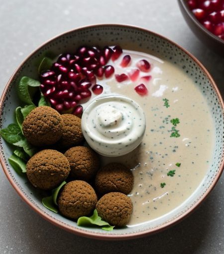 Falafel (Tahini Dressing recipe image