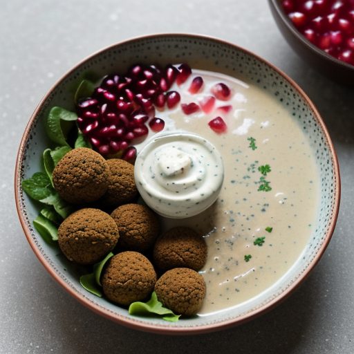Falafel (Tahini Dressing recipe image