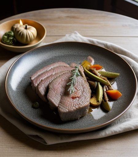 Fall Feast - Pork Tenderloin With Fall Vegeta recipe image