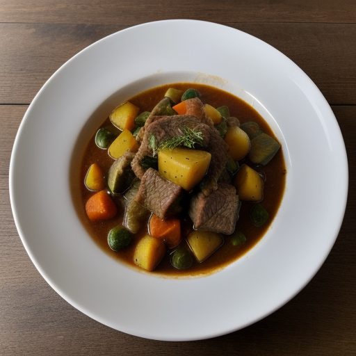Fall Lamb & Vegetable Stew recipe image