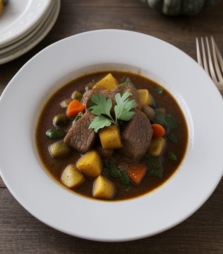 Fall Lamb and Vegetable Stew recipe image