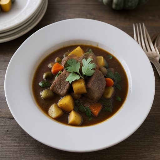 Fall Lamb and Vegetable Stew recipe image