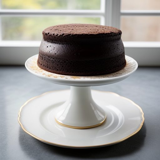 Fallen Chocolate Souffle Cake recipe image
