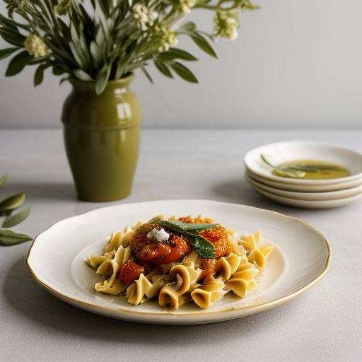Farfalle Aux 3 Poivrons recipe image
