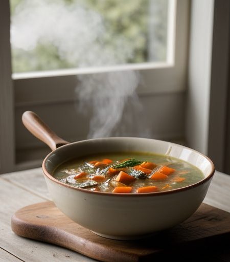 Farmhouse Vegetable Soup(english recipe image