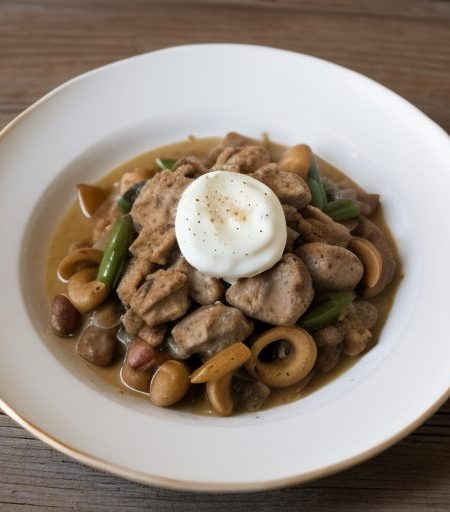 Fast Chicken Fricasse recipe image