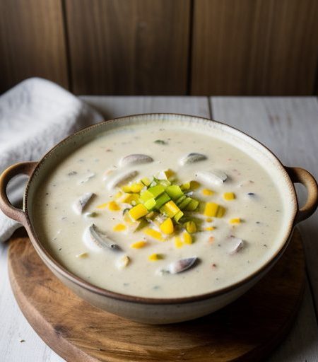 Fast & Fit Clam Chowder recipe image