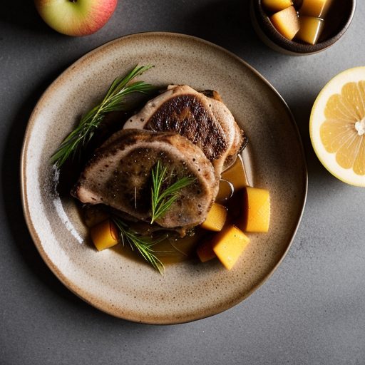 Fast With Five: Fruited Pork Chops With Squas recipe image