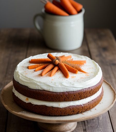 Fat-Free Carrot Cake - Country Living recipe image