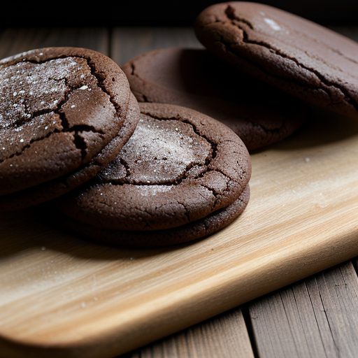 Fat-Free Chewy Chocolate Cookies recipe image