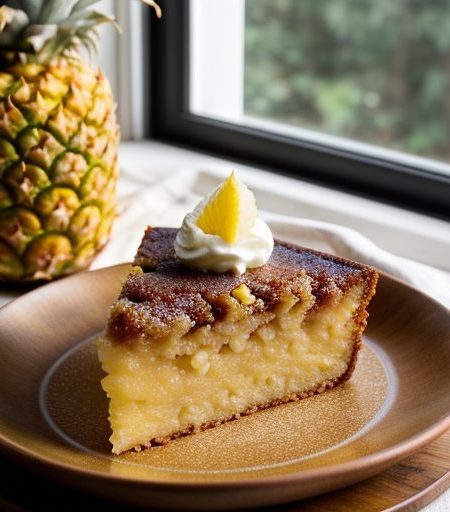 Fat-Free Pineapple Upside Down Cake (Ovo Lact recipe image