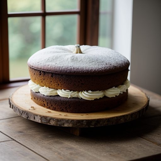 Fat-Free Pumpkin Raisin Cake recipe image