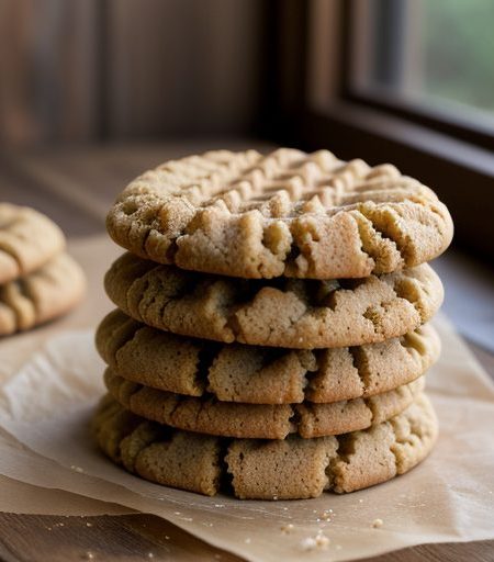 Favourite Peanut Butter Cookies recipe image