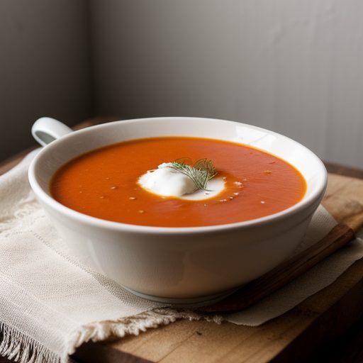 Feher Paradicsomleves (White Tomato Soup recipe image