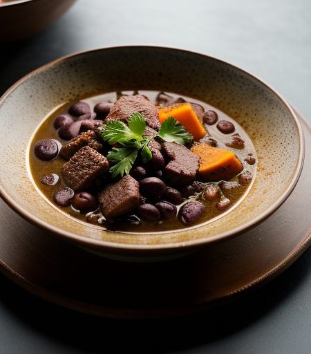 Feijoada (Meat Stew With Black Beans -- Brazil recipe image