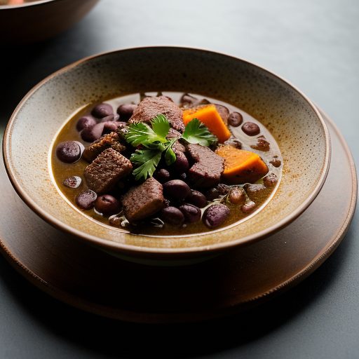 Feijoada (Meat Stew With Black Beans -- Brazil recipe image
