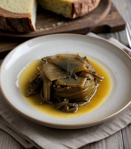 Fenkel in Soppes (Braised Fennel With Ginger recipe image