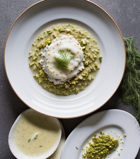Fennel Risotto With Pistachios recipe image