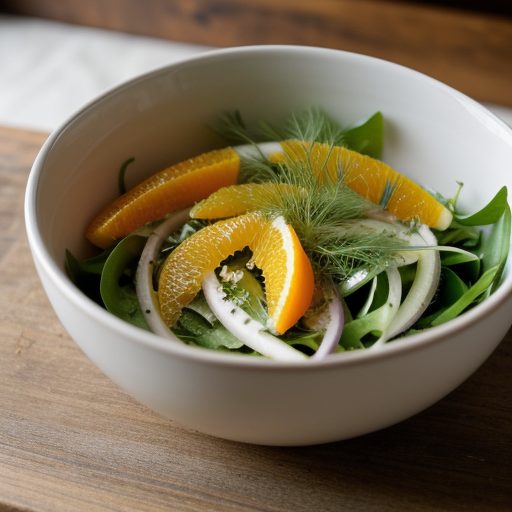 Fennel and Orange Salad With Herb-Lime Vinaigrette recipe image