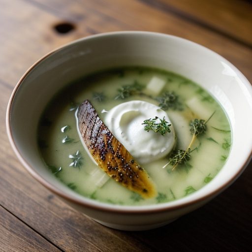 Fennel and Watercress Soup recipe image