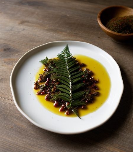 Fern Tips Vinaigrette recipe image