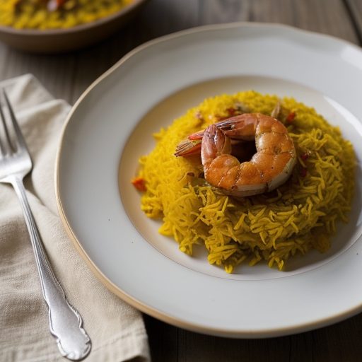 Festival Shrimp & Saffron Rice recipe image