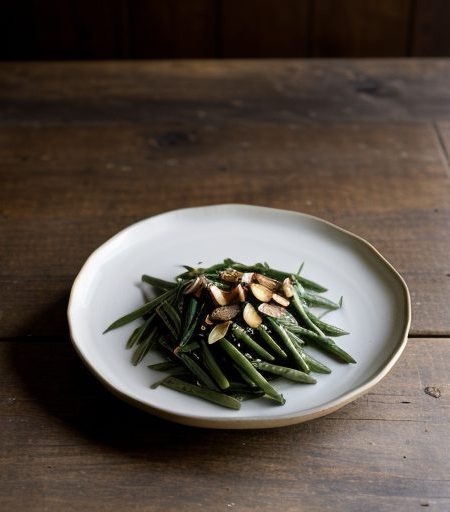 Festive Green Beans With Almonds recipe image