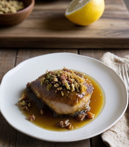Festive Honey-Pecan Chicken recipe image