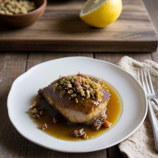 Festive Honey-Pecan Chicken recipe image
