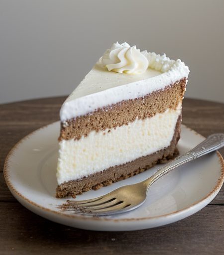 Festive Irish Cream Cheese Cake recipe image