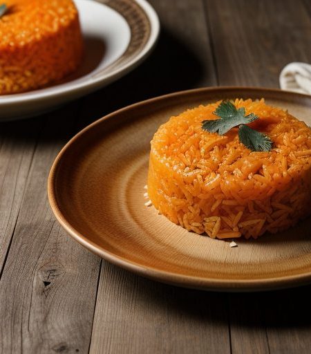 Festive Orange Rice recipe image