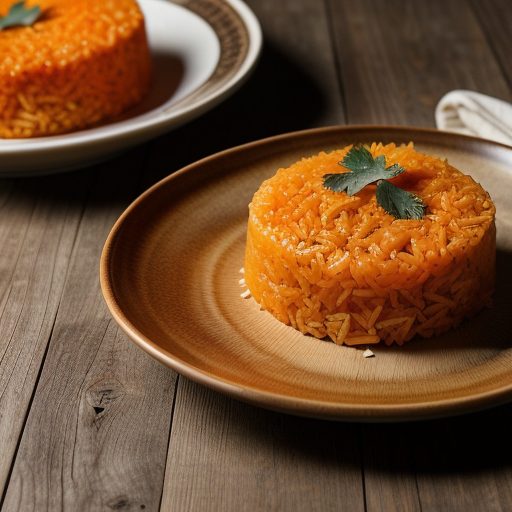 Festive Orange Rice recipe image